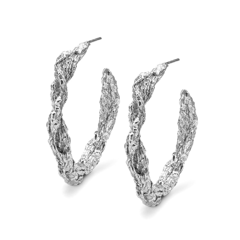 Thumbnail of Archaic Hoop Earrings Silver image