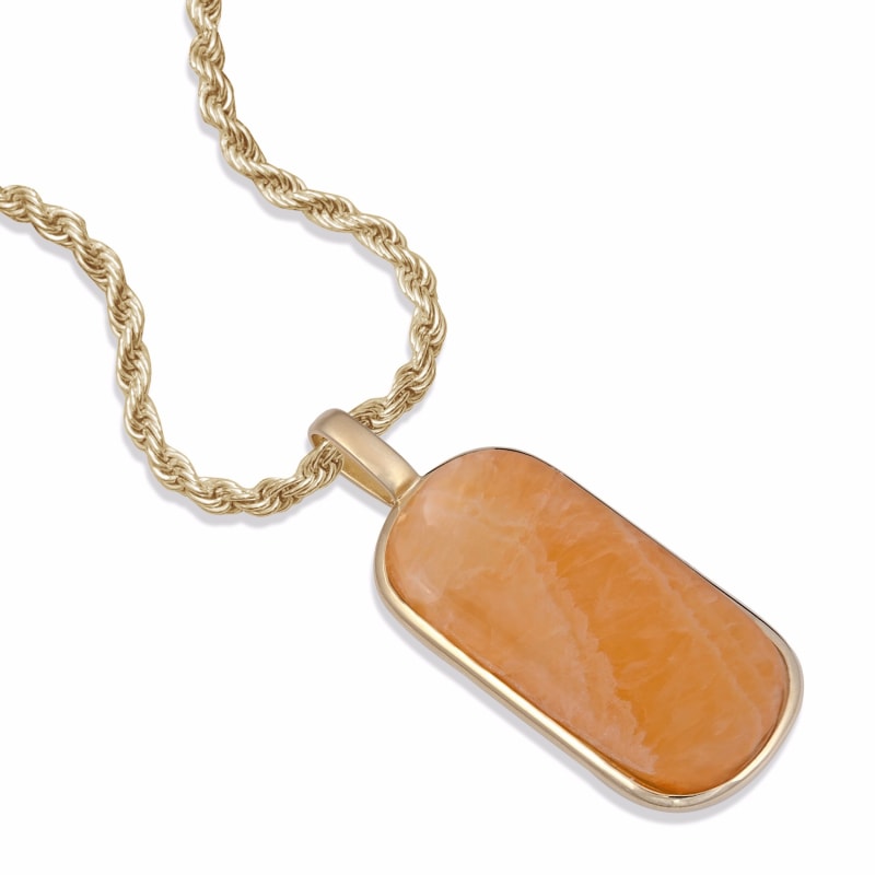 Thumbnail of Yellow Lace Agate Tag image