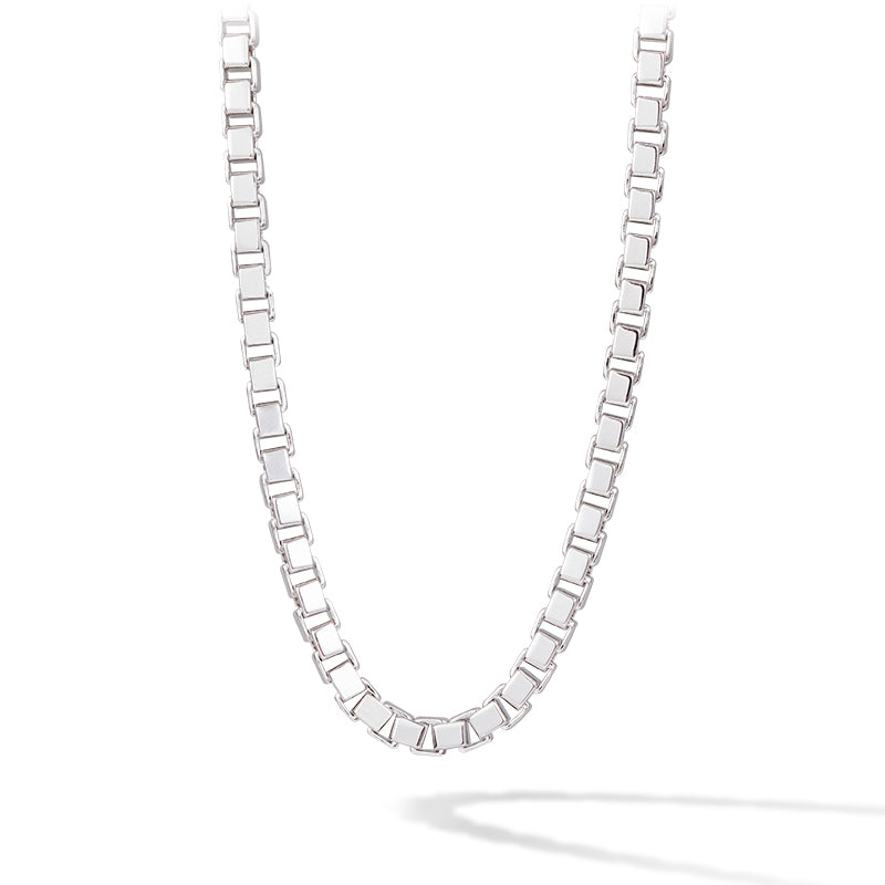 Thumbnail of Sterling Silver Box Chain Necklace image