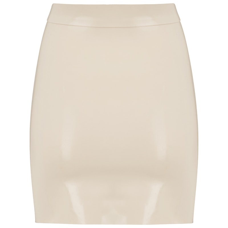 Thumbnail of Latex Mini Skirt - White image