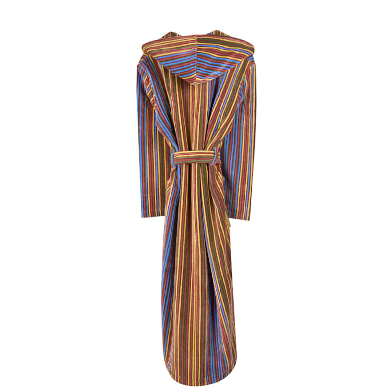 Thumbnail of Women's Hooded Striped Dressing Gown Savernake image