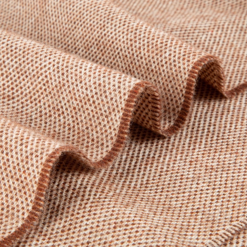 Thumbnail of Daydreams - Merino Lambswool Throw - Brown image