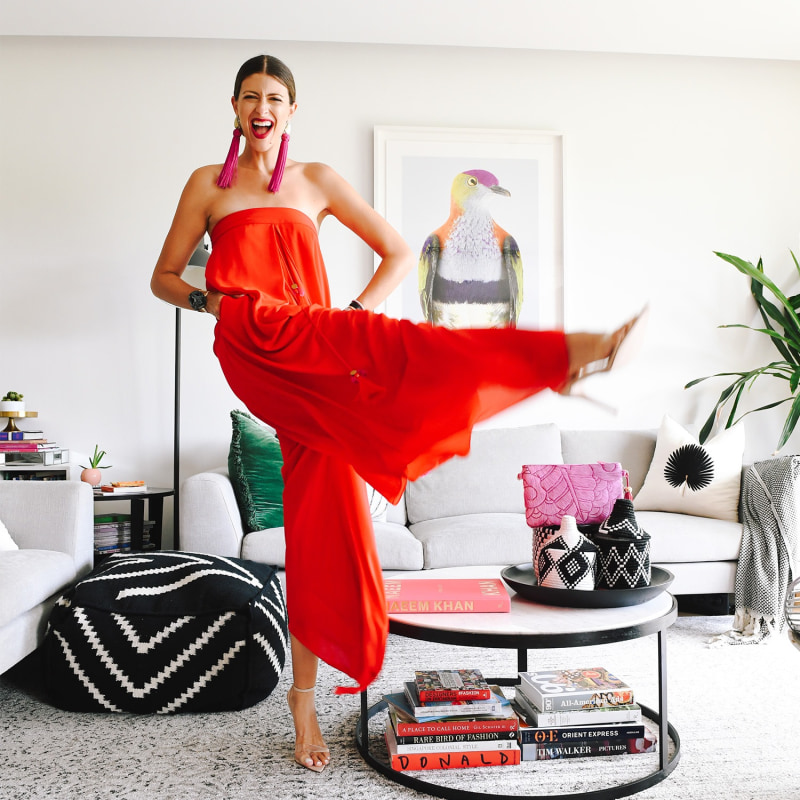 Red tassel jumpsuit on sale