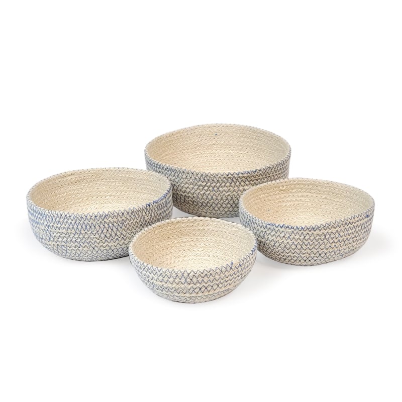 Thumbnail of Amari Round Bowl in Blue - Set of 4 image