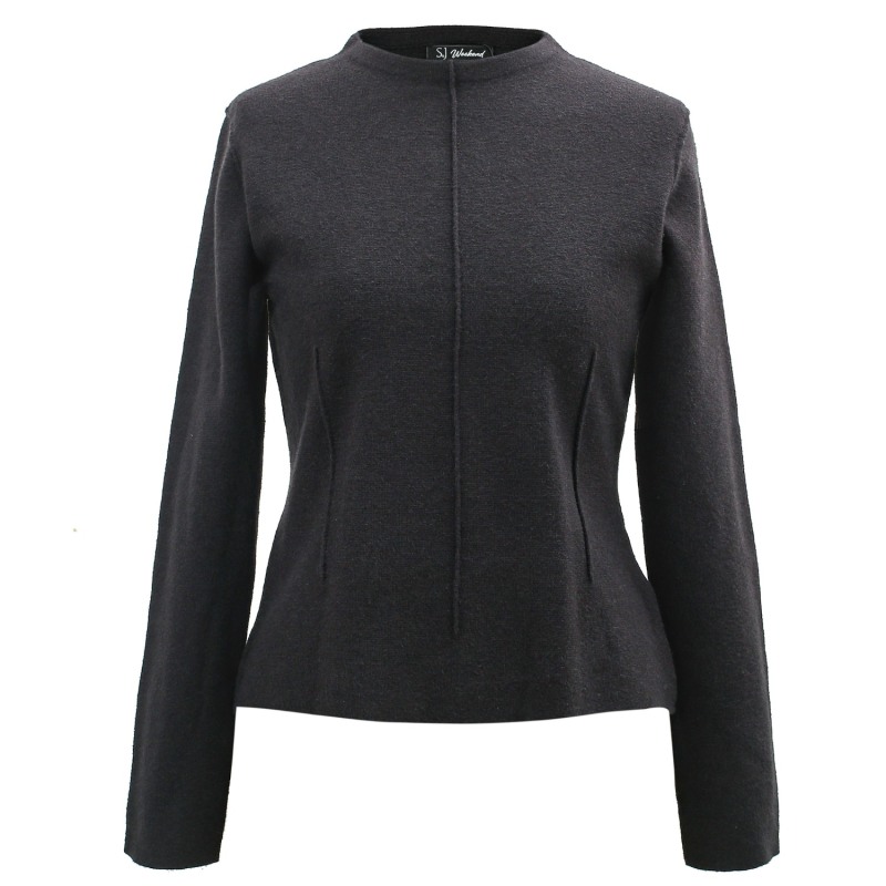 Smart black jumper top