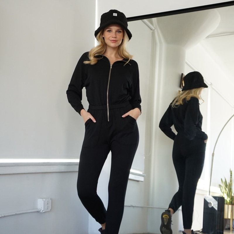 Terry jumpsuit outlet