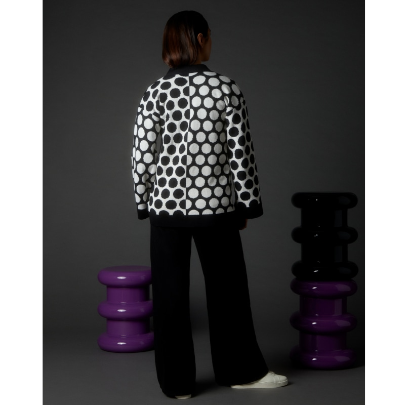 Thumbnail of Reversed Circles Wool & Cashmere Cardigan Women image