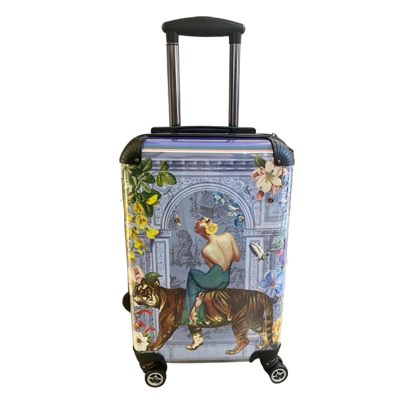 Tigerlily Periwinkle Suitcase Myrtle Mary Wolf Badger