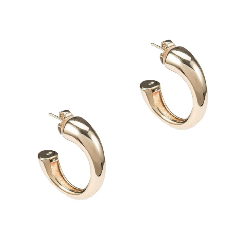 Semi hoop earrings sale