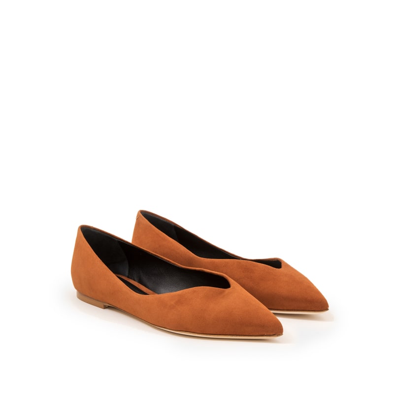 Thumbnail of Lara Cognac Suede image