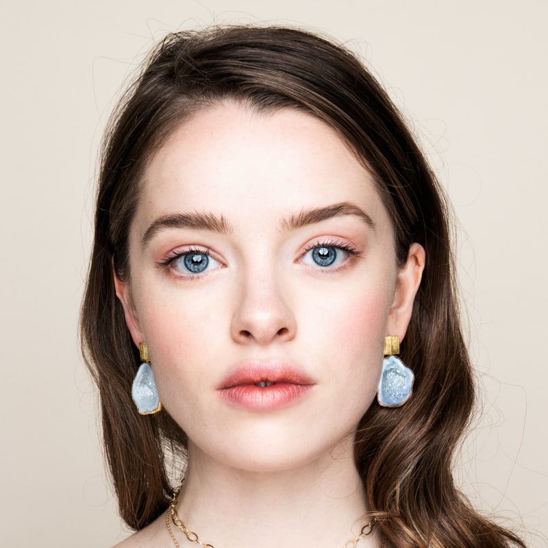 Thumbnail of White Rocks In The Sky Earrings image