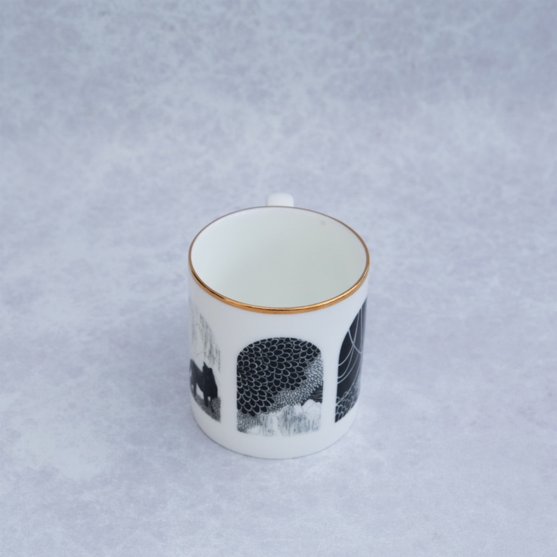 Thumbnail of Peeking Fine Bone China Mug image