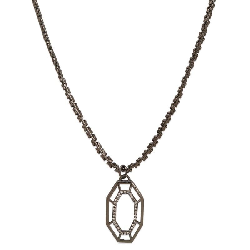 Thumbnail of Grey Syra Pendant With Cubic Zirconia image