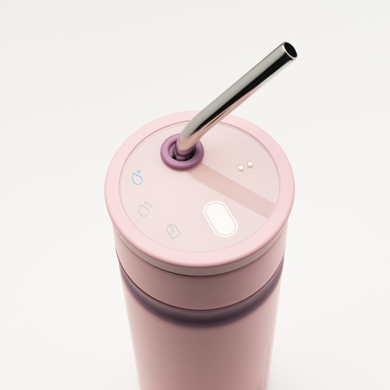 Thumbnail of Uvio Ultraviolet Self-Purifying Straw Water Bottle-April Blush image