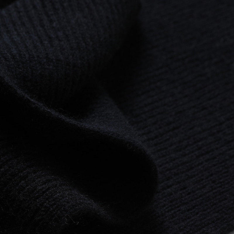 Thumbnail of Ribbed Cashmere Scarf - Black image