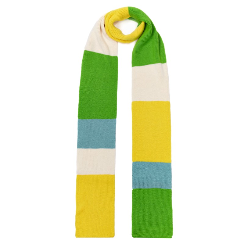 Mens yellow cashmere scarf cheap