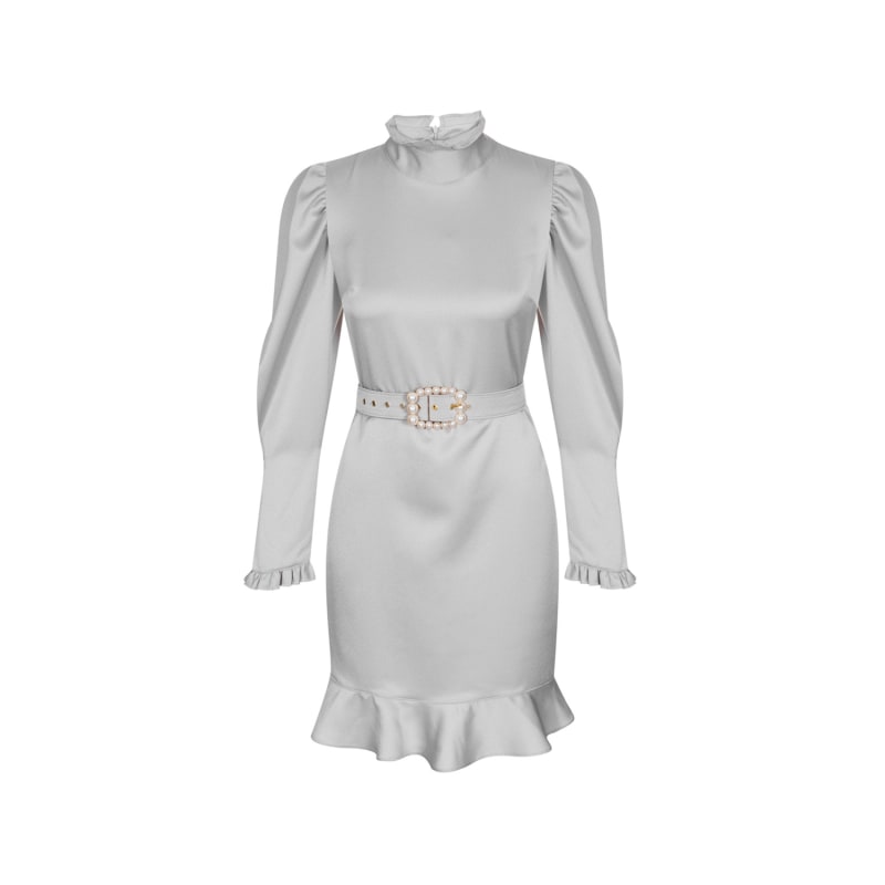 Rich Mini Grey Dress Christmas Edition by Bust2