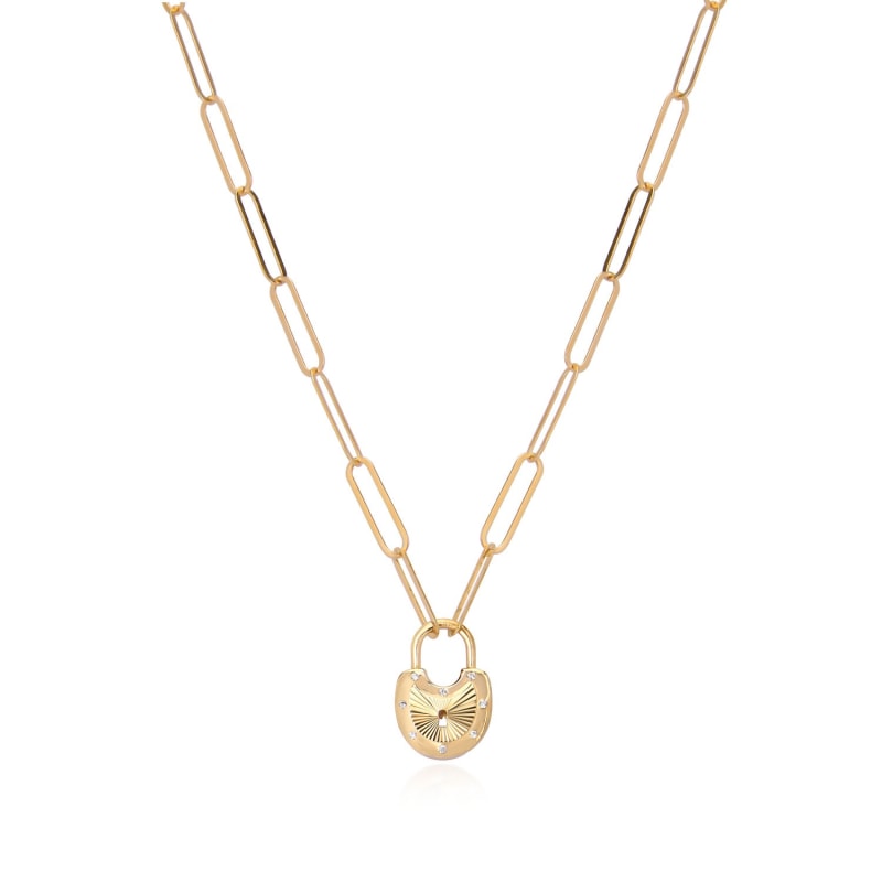 Cartier lock necklace hotsell