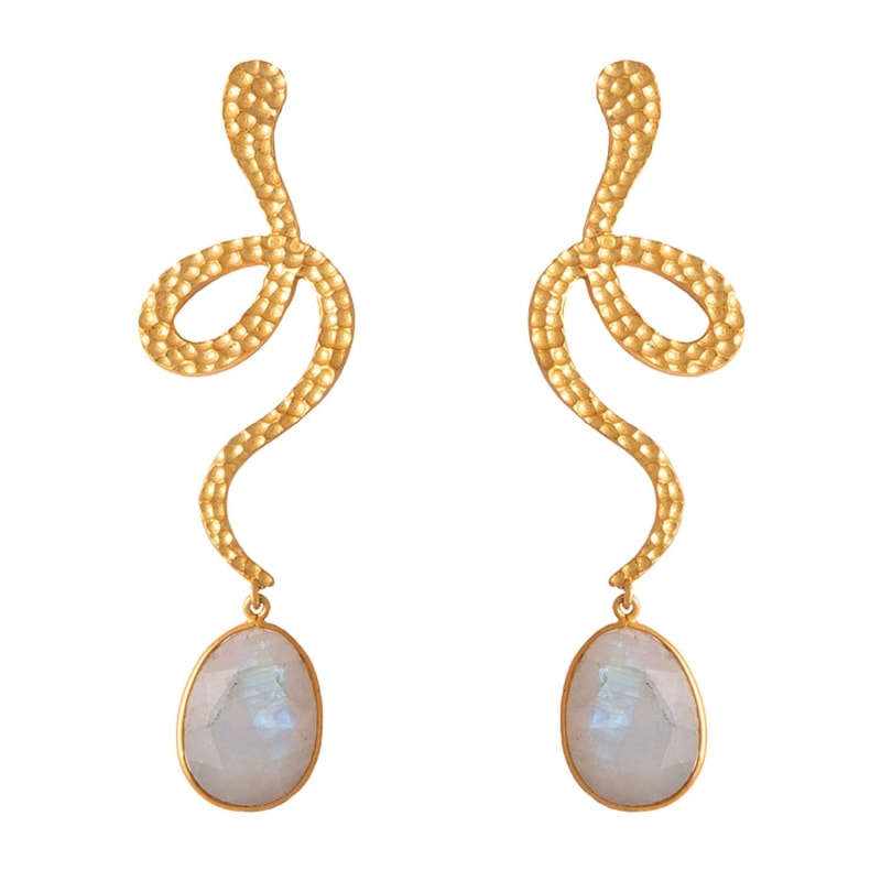 Thumbnail of White Thar Earrings image