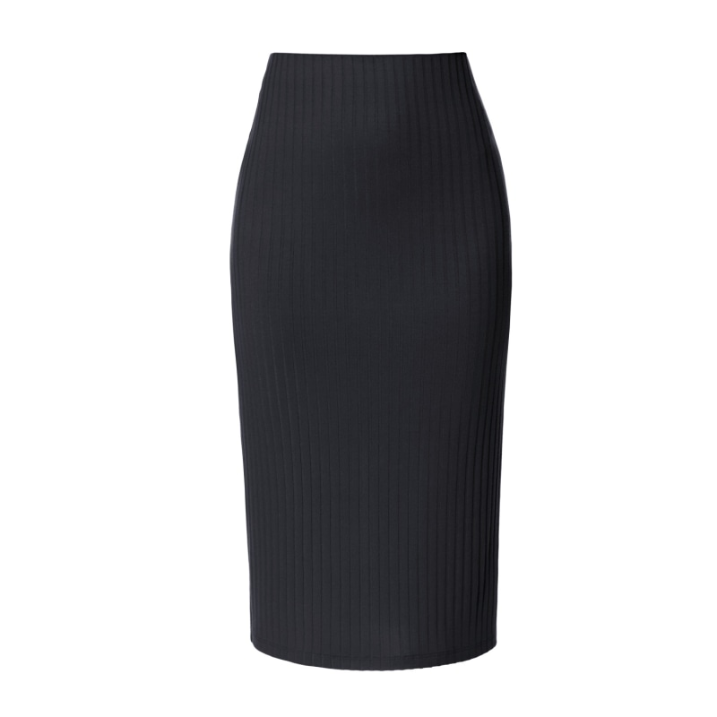 Black pencil skirt bodycon sales