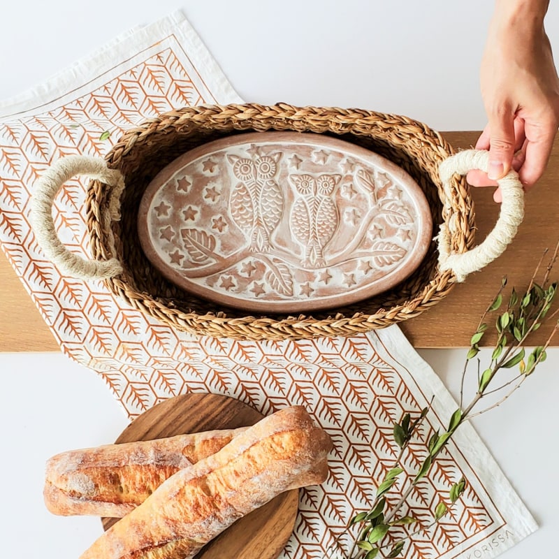 Peace Dove Basket Bread Warmer - Bangladesh