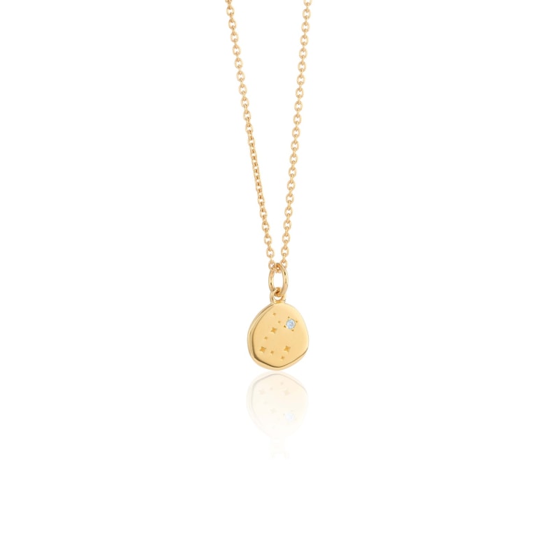 Thumbnail of Inari Zodiac Sagittarius Gold Vermeil Necklace image