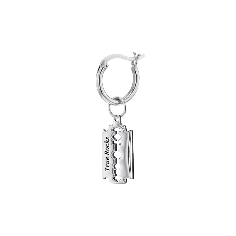 Thumbnail of Mini Sterling Silver Razor Blade Pendant image