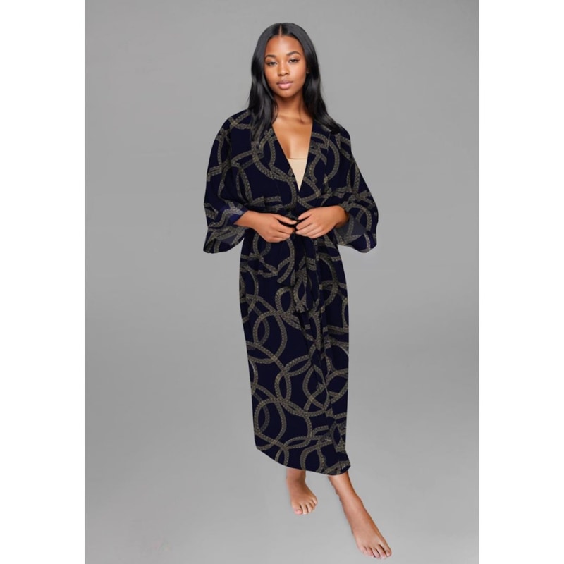 Thumbnail of Robe In Exclusive Justine Print image