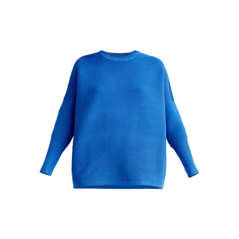 Thumbnail of Paisie Ribbed Jumper In Blue image