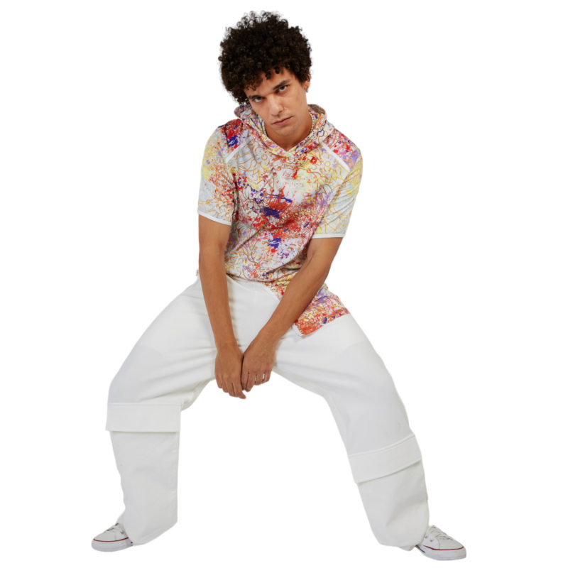 Thumbnail of Romanino White Melton Pants With Pockets image