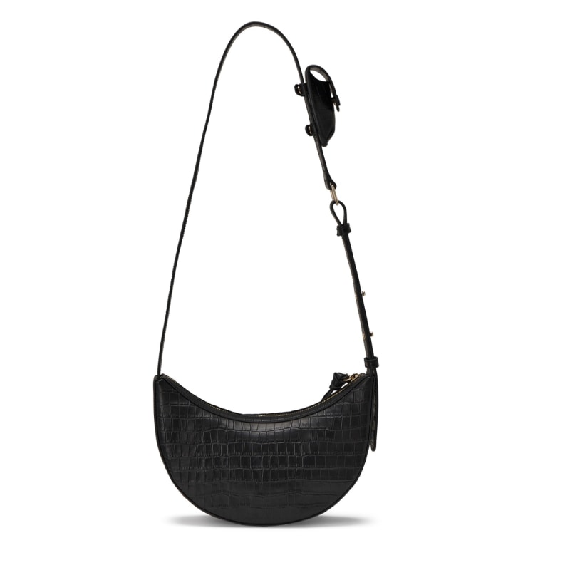 Thumbnail of Rookie Croco Crossbody - Black image