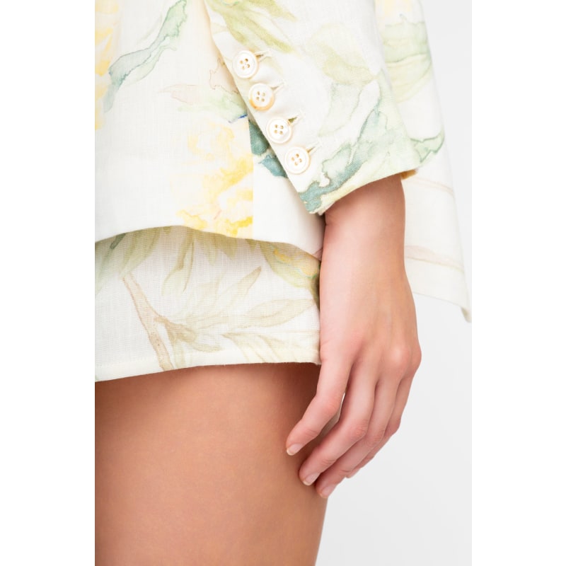 Thumbnail of Rosalie Floral Linen Blazer image