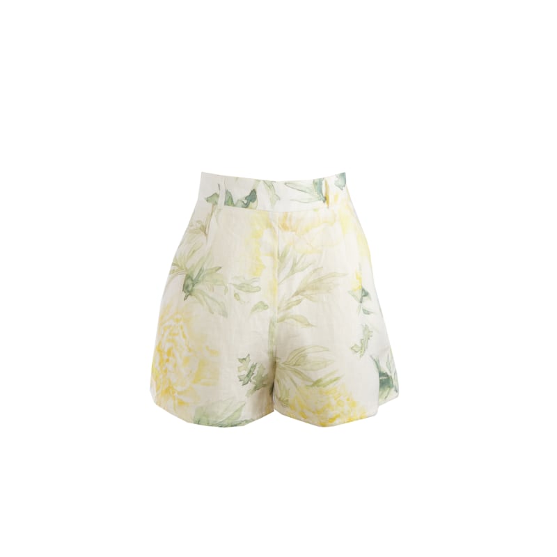 Thumbnail of Rosalie Floral Linen Shorts image