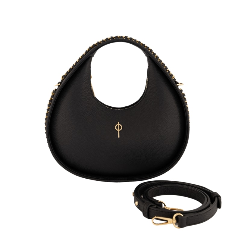 Thumbnail of Round Chain Bag Black image