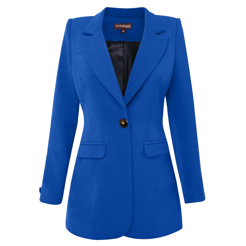 An Azure Blue Blazer