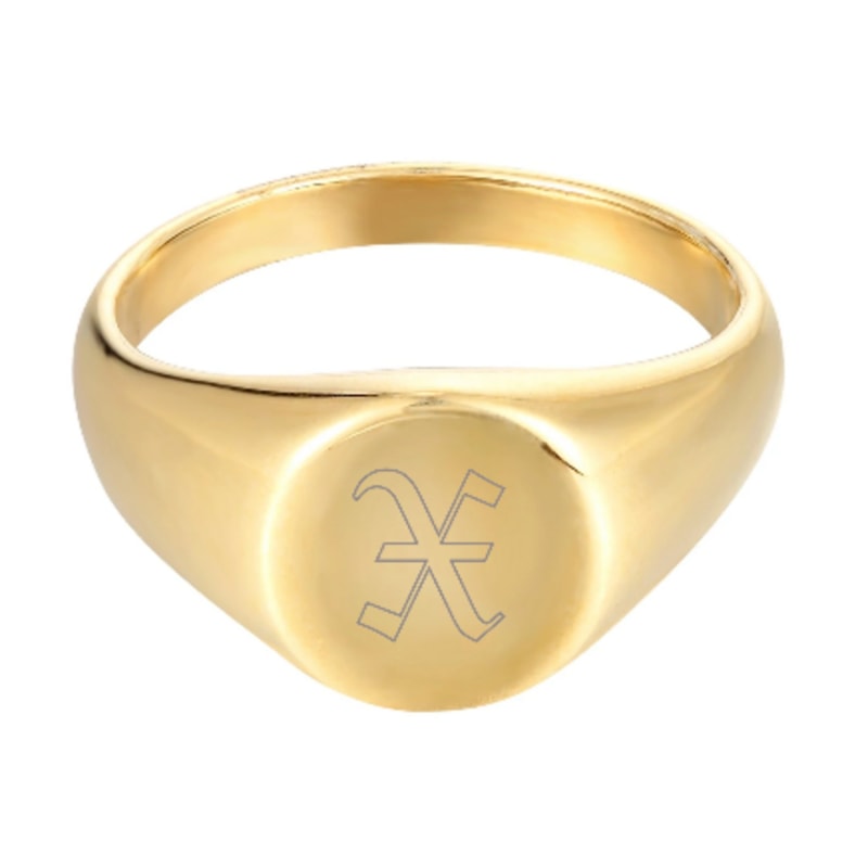 Old english store signet ring