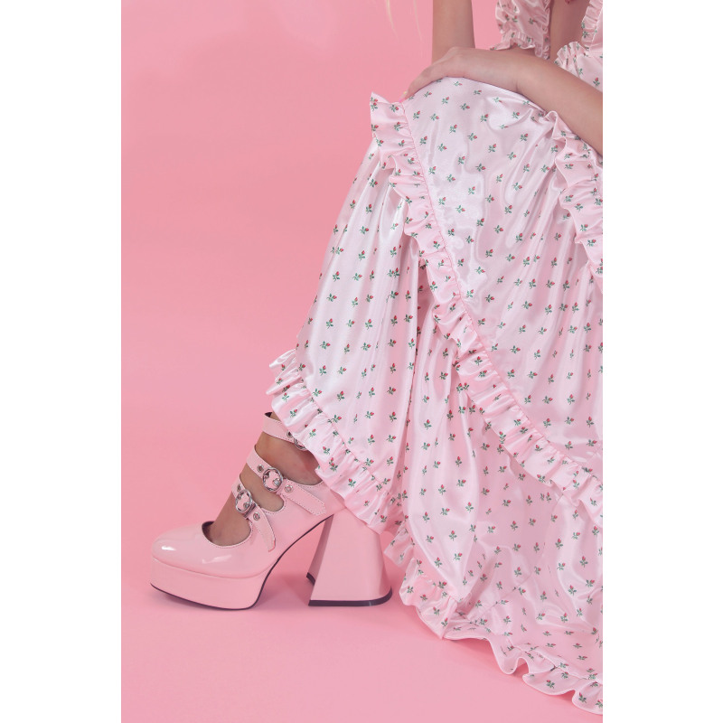 Thumbnail of Pink Micro Rose Lola Dress image