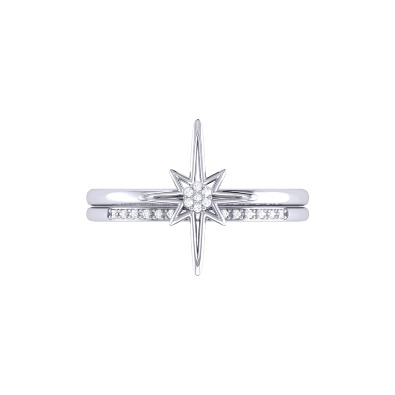 Thumbnail of North Star Detachable Ring In Sterling Silver image