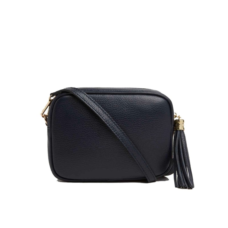 Thumbnail of Verona Crossbody Tassel Bag In Navy With Nautical Strap image