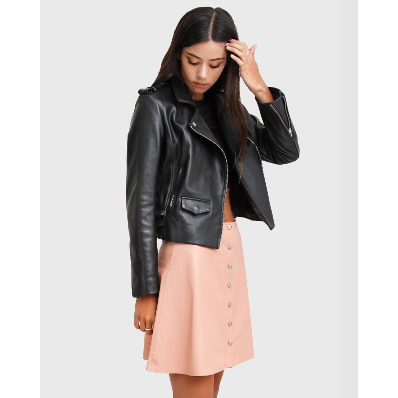 Belle & Bloom Just Friends Leather Jacket - Rwco