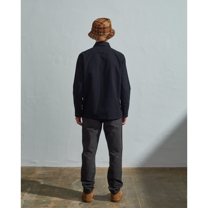 Thumbnail of The #3011 Overshirt With Hidden Buttons - Black image