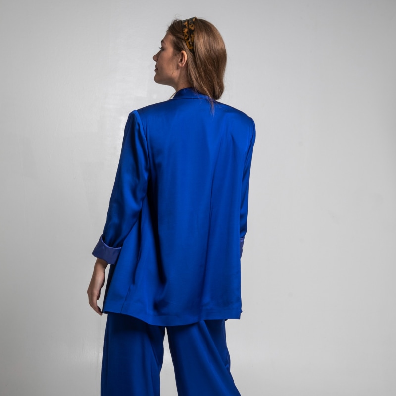 Thumbnail of The Suit Blazer In Royal Blue image