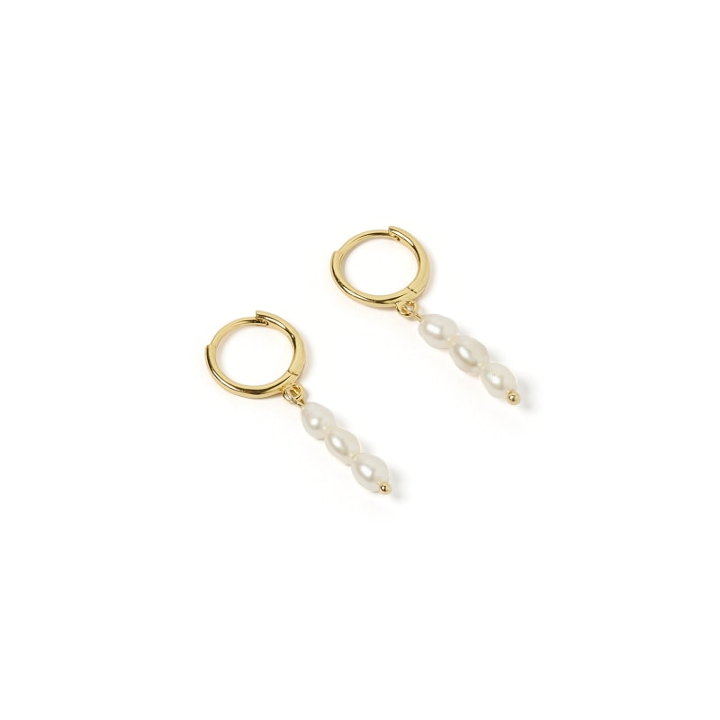 Thumbnail of Indiana Gold And Pearl Earrings image