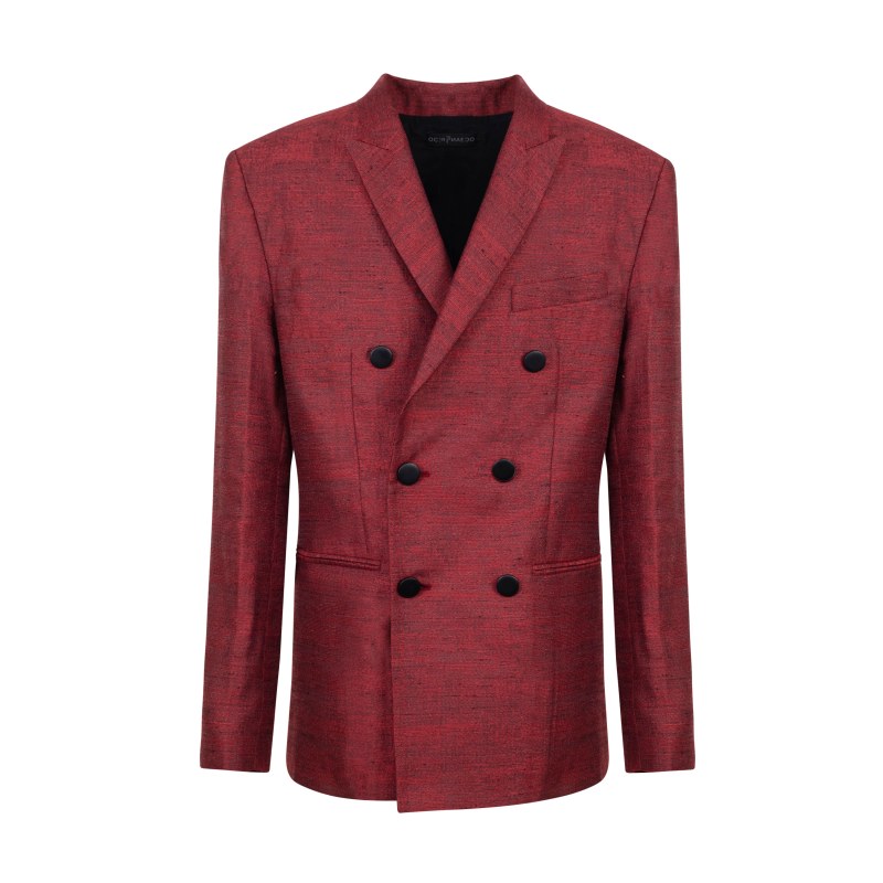 Ruby Red Double Breasted Blazer by Ocean Rebel
