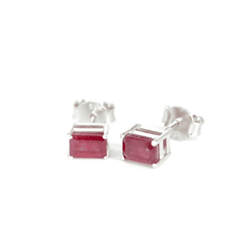 Thumbnail of Ruby Silver Studs image