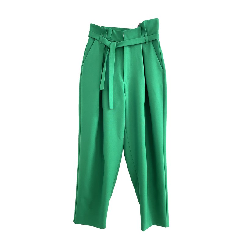 Thumbnail of Ruffles Flower-Like High Waist Pant image