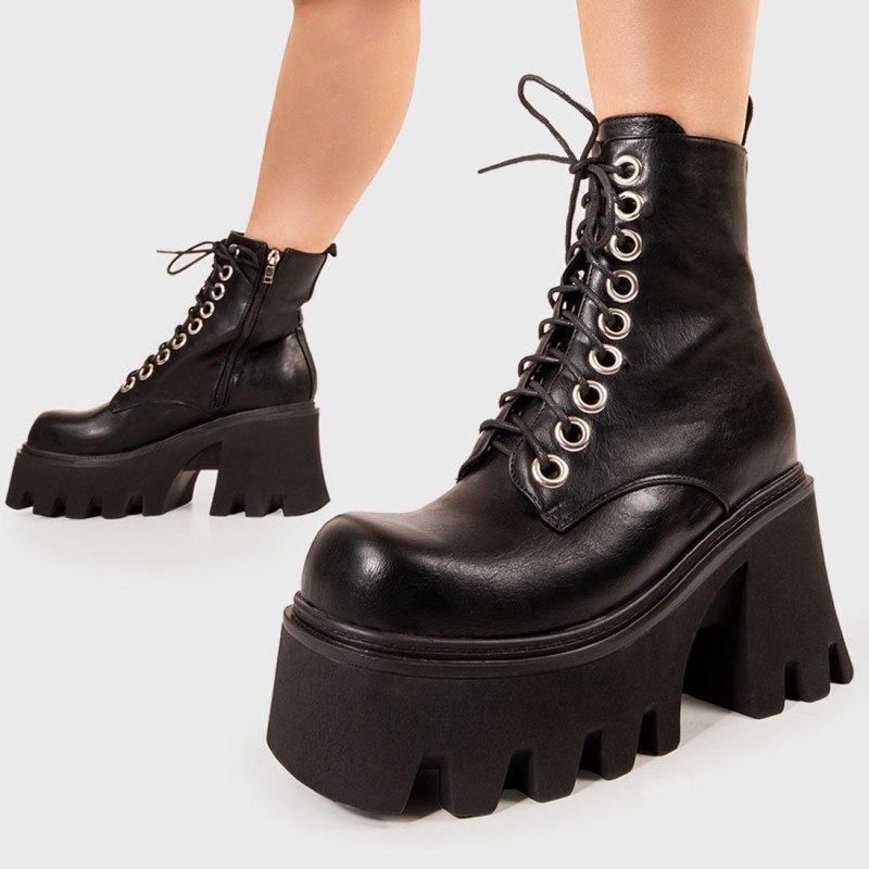 Thick platform boots on sale