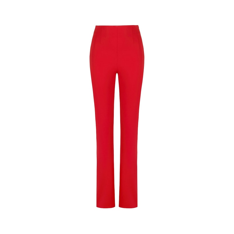 Thumbnail of Nocturne Red Button Hem Pants image