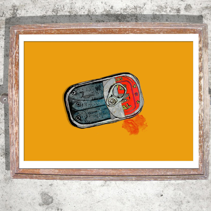 Thumbnail of The Sardines Limited Edition Signed Print image