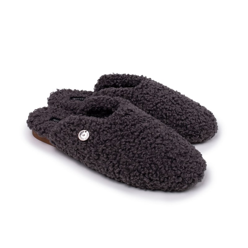 Thumbnail of Carla Indoor Outdoor Mule Slippers In Charcoal image